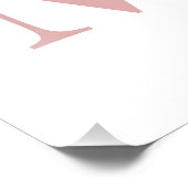 Impression Photo LETTRE INITIALE Florale MONO (Coin)