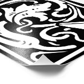 Impression Photo LETTRE MONOGRAPHIQUE J Alphabet Floral Imprimer (Coin)