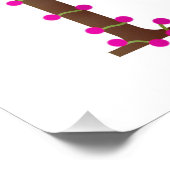 Impression Photo Lettre T initiale décorative en blanc (Coin)