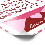Impression Photo Lettres d'amour (Coin)