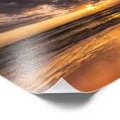 Impression Photo Lever de soleil à Surfers Paradise Océan Pacifique (Coin)