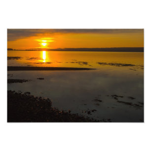 Impression Photo Lever de soleil sur Penobscot Bay, Searsport, Main