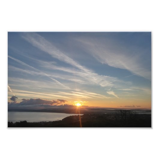 Impression Photo Lever du soleil de la baie St. Ives (Devant)