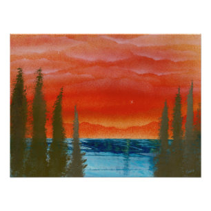 Impression Photo Lever ou coucher de soleil