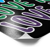 Impression Photo LgbtqLove is Love Typography (Coin)