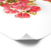 Impression Photo libellule de fleurs avec sakura de bijoux (Coin)