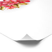 Impression Photo libellule de fleurs avec sakura de bijoux (Coin)