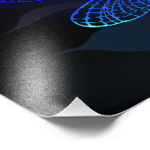 Impression Photo Libellule rouge lumineuse (Coin)