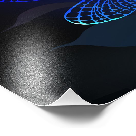 Impression Photo Libellule rouge lumineuse (Coin)