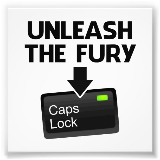 Impression Photo Libérez le verrou Casquette fury (Devant)