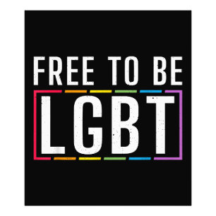 Impression Photo Libre d'être LGBT Bisexuel Lesbienne Gay Fierté