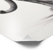 Impression Photo Libre Spirit Lion noir et blanc (Coin)