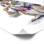 Impression Photo Lièvre de mars de Steampunk (Coin)