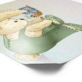 Impression Photo Lièvre et escargot (Coin)