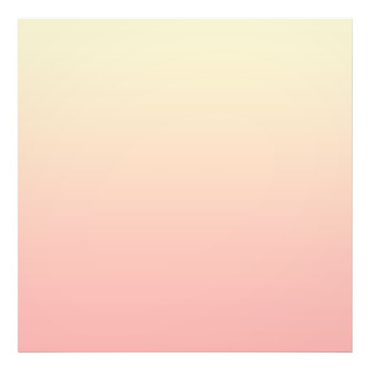 Impression Photo Light Yellow and Pink Gradient (Devant)