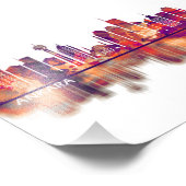 Impression Photo Ligne aérienne d'Ankara Turquie (Coin)