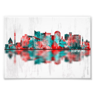 Impression Photo Ligne aérienne Dortmund Allemagne