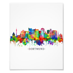 Impression Photo Ligne aérienne Dortmund Allemagne