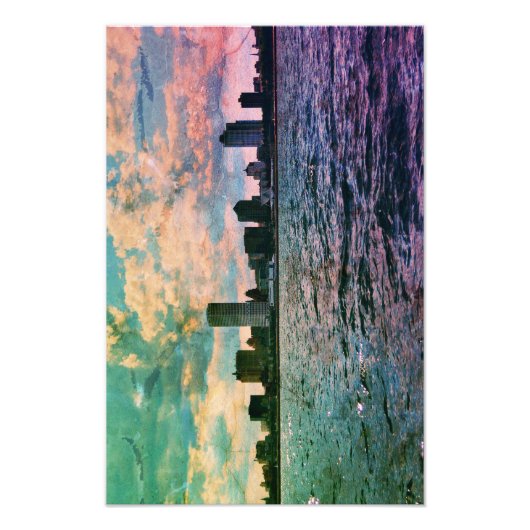 Impression Photo Ligne aérienne Milwaukee (Devant)