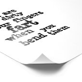 Impression Photo Ligne Fingers (Coin)