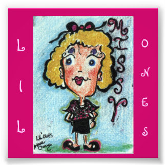 Impression Photo "Lil Ones" Caractère Dessin ACEO. "Missy"