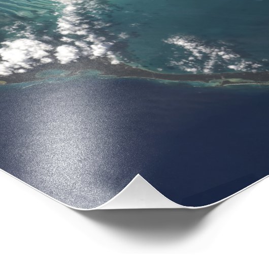 Impression Photo L'île longue et étroite d'Eleuthra aux Bahamas (Coin)