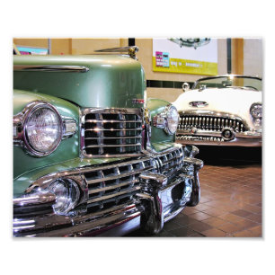 Impression Photo Lincoln 1948 convertible et ! 953 Buick Skylark