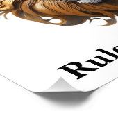 Impression Photo Lion, Lion, Dirigé Par Le Coeur, (Coin)