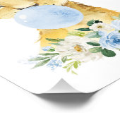 Impression Photo Lion, Safari, gomme à bulles bleues, Garçon (Coin)