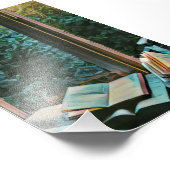 Impression Photo Lire un cadeau d'illustration (Coin)