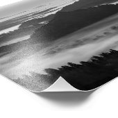 Impression Photo Lit noir et blanc (Coin)