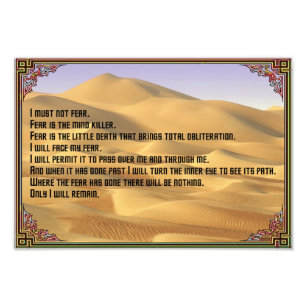 Impression Photo Litanies contre la crainte