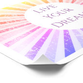 Impression Photo Live Your Dream Art Print (Coin)