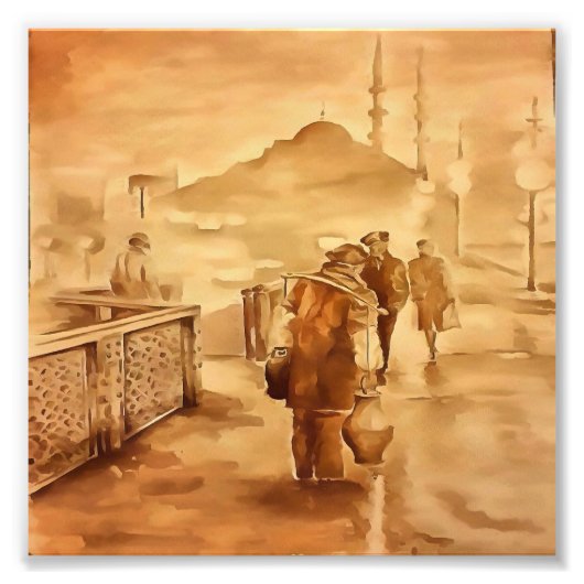 Impression Photo Livraison De Yaourts À Istanbul Peinture Ar Histor (Devant)