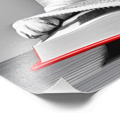 Impression Photo Livre de lecture de chien (Coin)