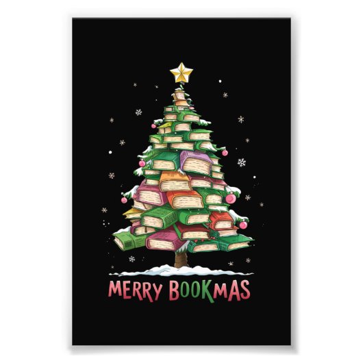 Impression Photo Livre de Noël Lover Tree Librairie Joyeux Bookmas (Devant)