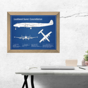 Impression Photo Lockheed L-1049 Super Constellation - Plans ABD