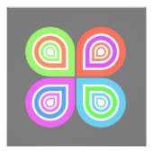 Impression Photo Logo Abstrait (Devant)