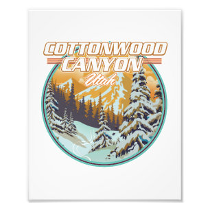 Impression Photo Logo de Cottonwood Canyon Utah