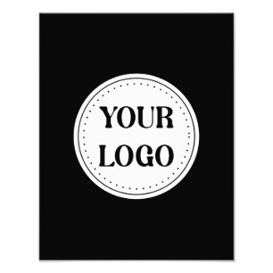 Impression Photo Logo de marque noire Entreprise