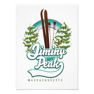 Impression Photo logo de ski jiminy pic massachusetts