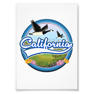 Impression Photo logo de vacances de California Geese