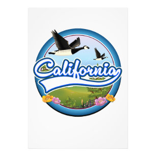 Impression Photo Logo de vacances des oies de Californie