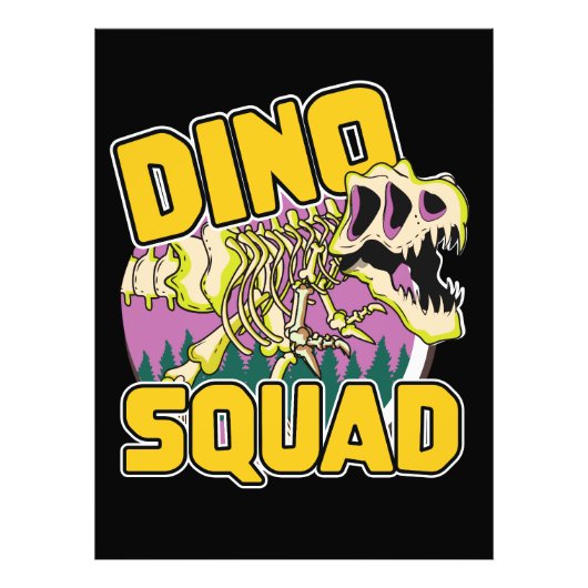Impression Photo Logo Dino Squad (Devant)
