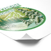 Impression Photo logo Lac Louise Canada (Coin)