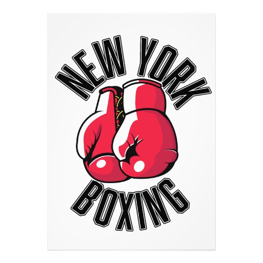 Impression Photo logo New York Boxing (Devant)