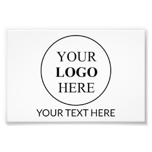 Impression Photo Logo promotionnel personnalisé - Pas de commande m