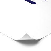 Impression Photo Logo rétro de Playa Balandra Mexique (Coin)