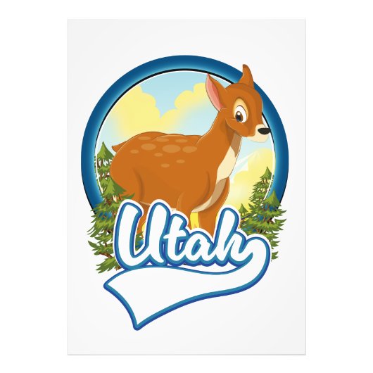Impression Photo Logo Utah Deer Travel (Devant)
