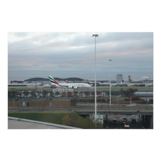 Impression Photo London Airport Evening Landing (Devant)